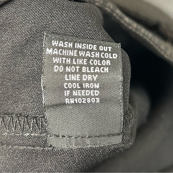 Relativity Black Pattern Dress Pants Sz 12 - Picture 4 of 6